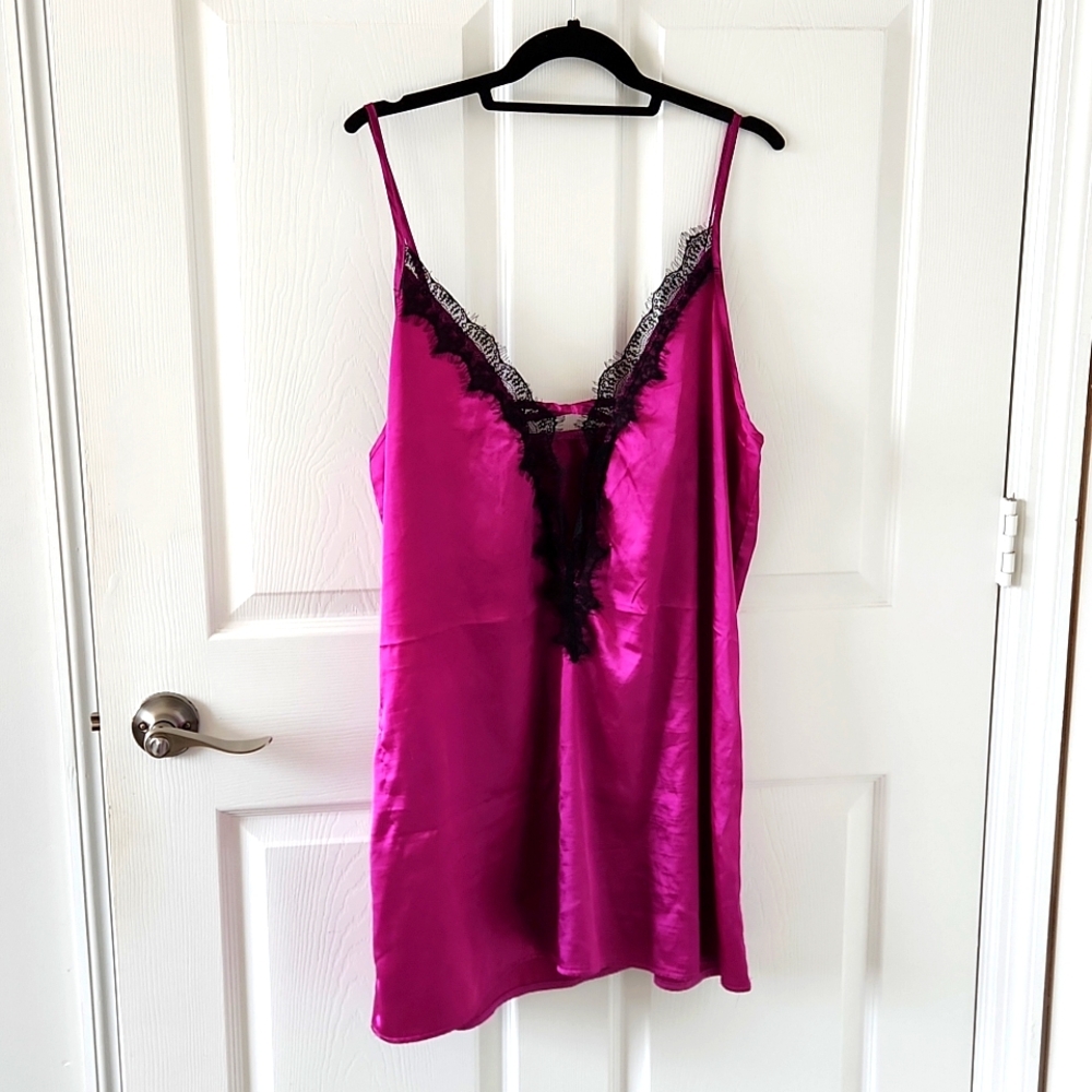 Purple & Black Slip/Baby doll 1XL